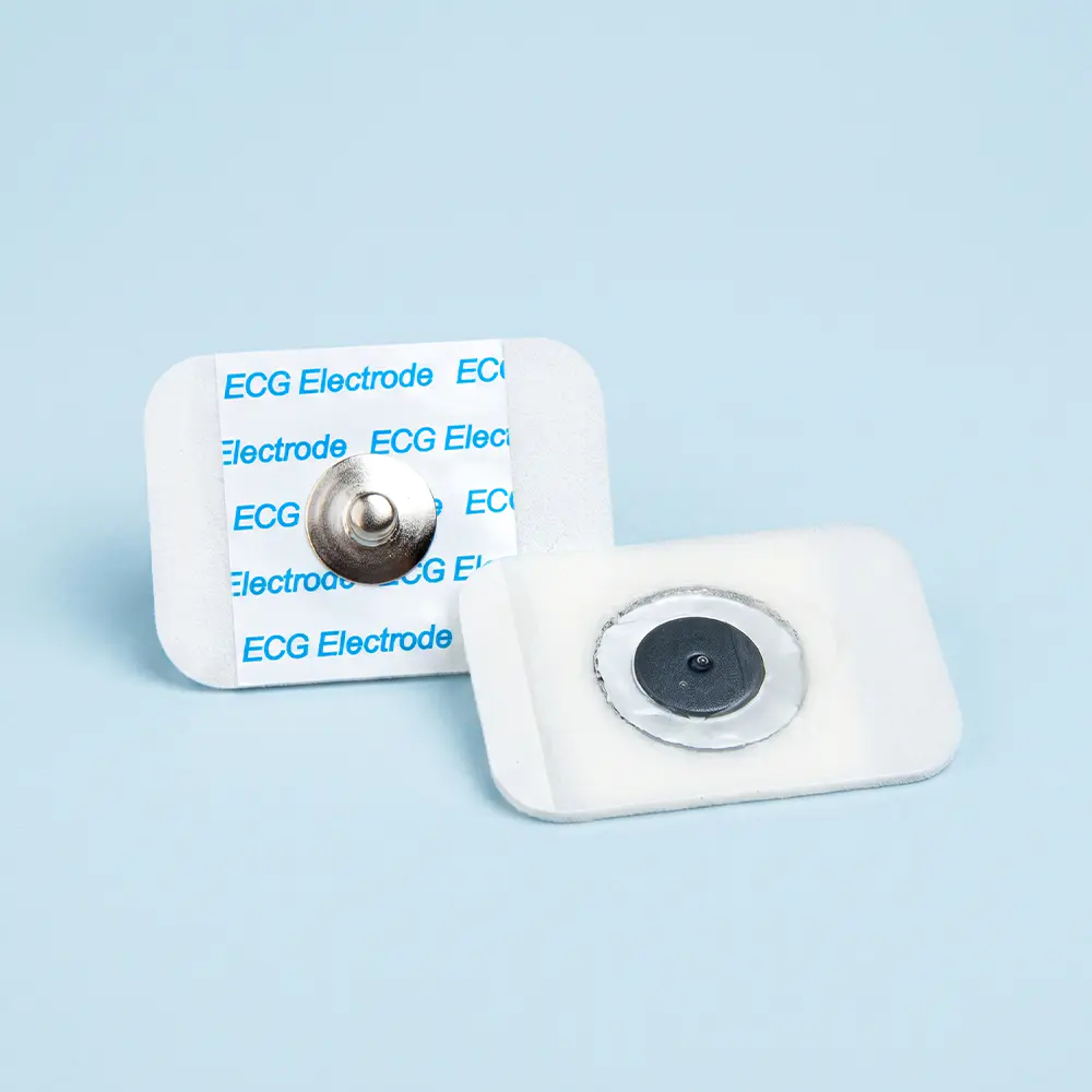 Elektroda EKG Snap Busa Sekali Pakai 25*35mm untuk Pemantauan EKG Dewasa