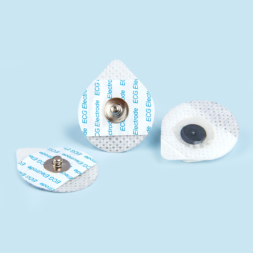 Elektroda EKG Non-anyaman Tetesan Air Mata Sekali Pakai 26*42mm