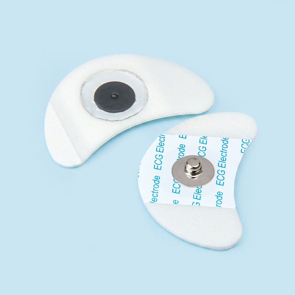 Elektroda EKG Bulan Sabit Sekali Pakai 26*42mm
