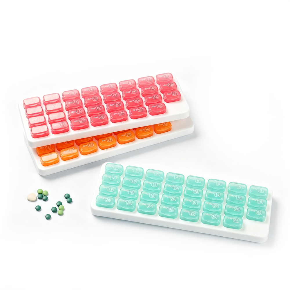 Kotak Pil Bergaya Keyboard 31 Hari