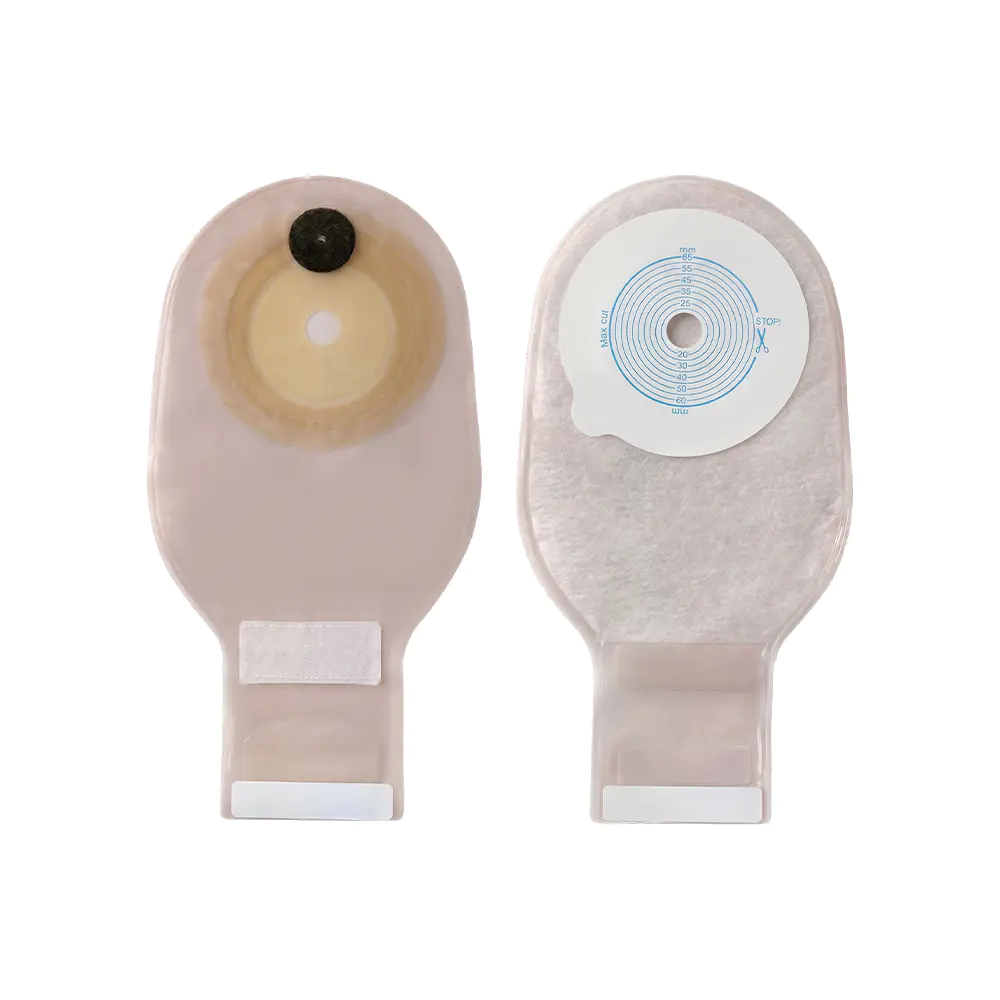 Tas Ostomy Segel Velcro Lapisan Luar Membran Jala & Non-anyaman Satu Sisi Satu Bagian