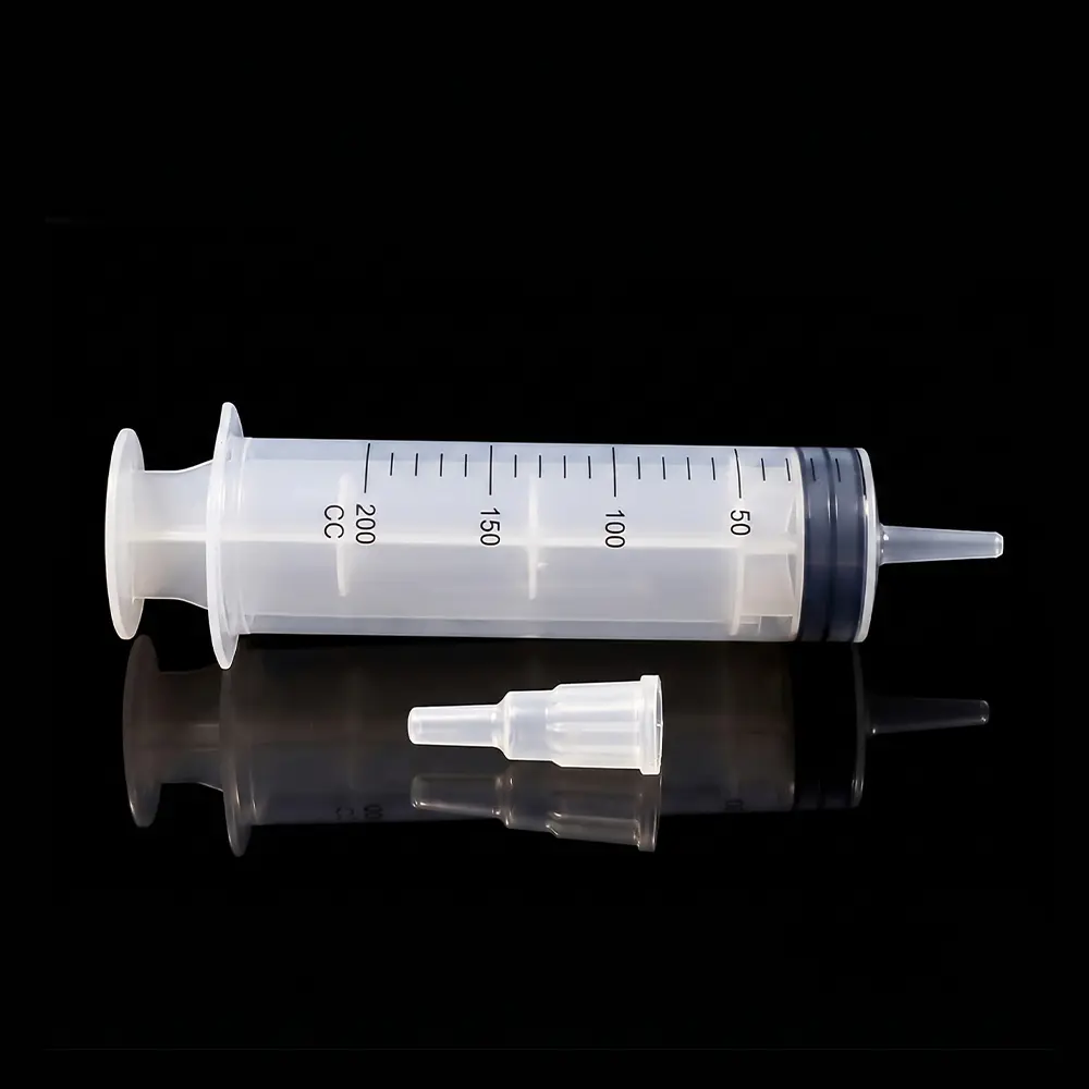 Jarum Suntik Dorong Tangan Kapasitas Besar dengan Adaptor